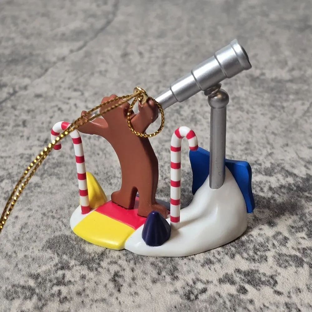 Candyland Basic Fun Hasbro Gingerbread Man Santa Watch Christmas Ornament: